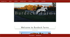 Desktop Screenshot of burdockfarms.com